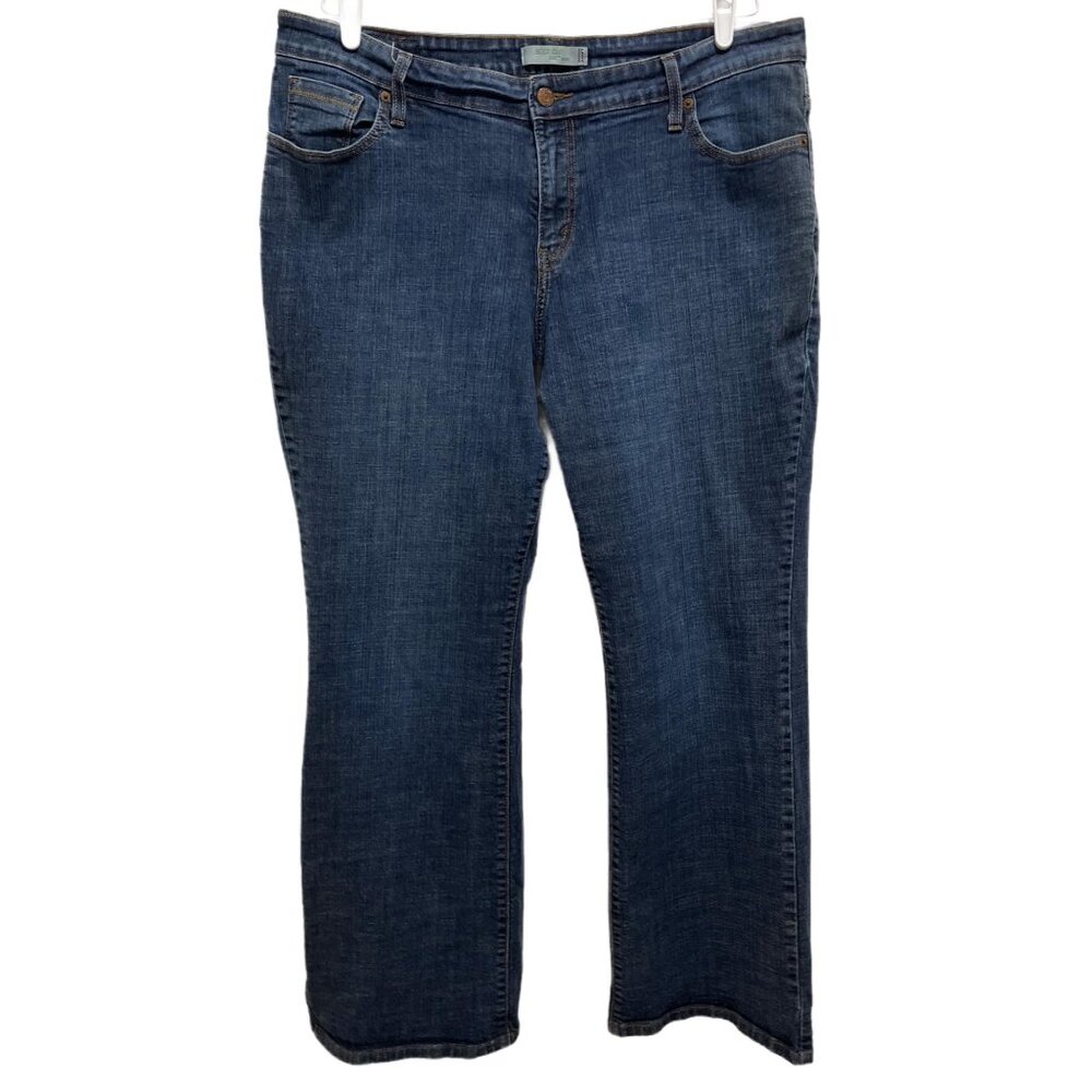 0450 Levi's 580 Plus Bootcut Denim Jeans Womens